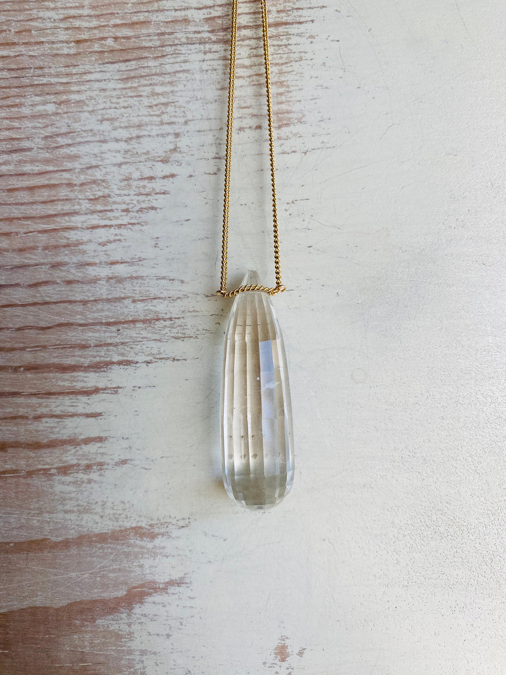 Crystal Quartz Pendant Necklace