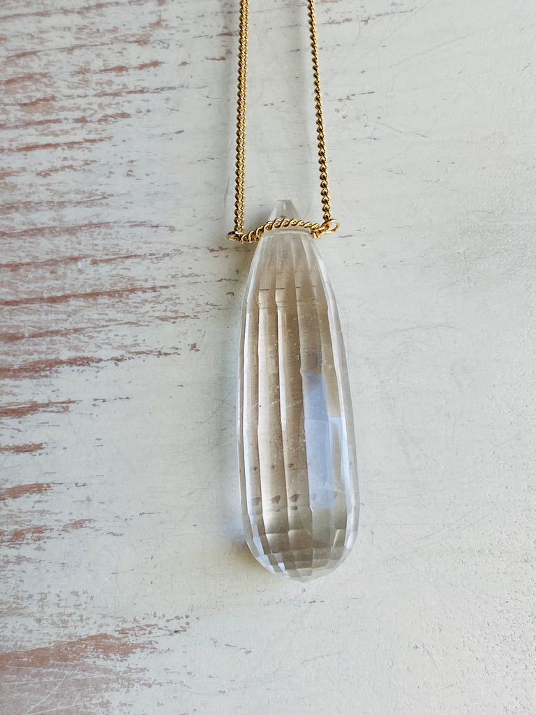 Crystal Quartz Pendant Necklace
