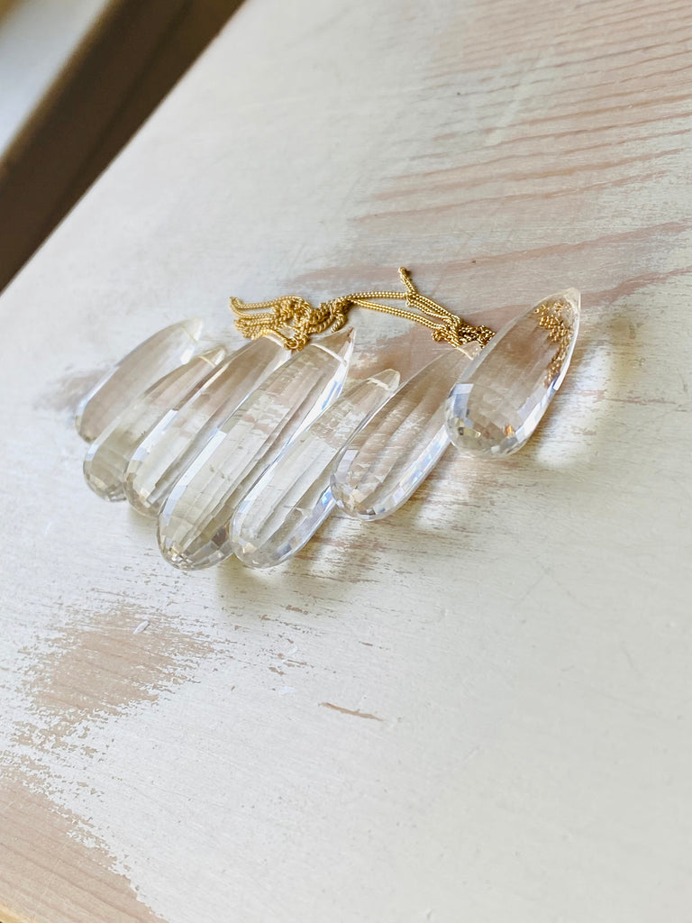 Crystal Quartz Pendant Necklace