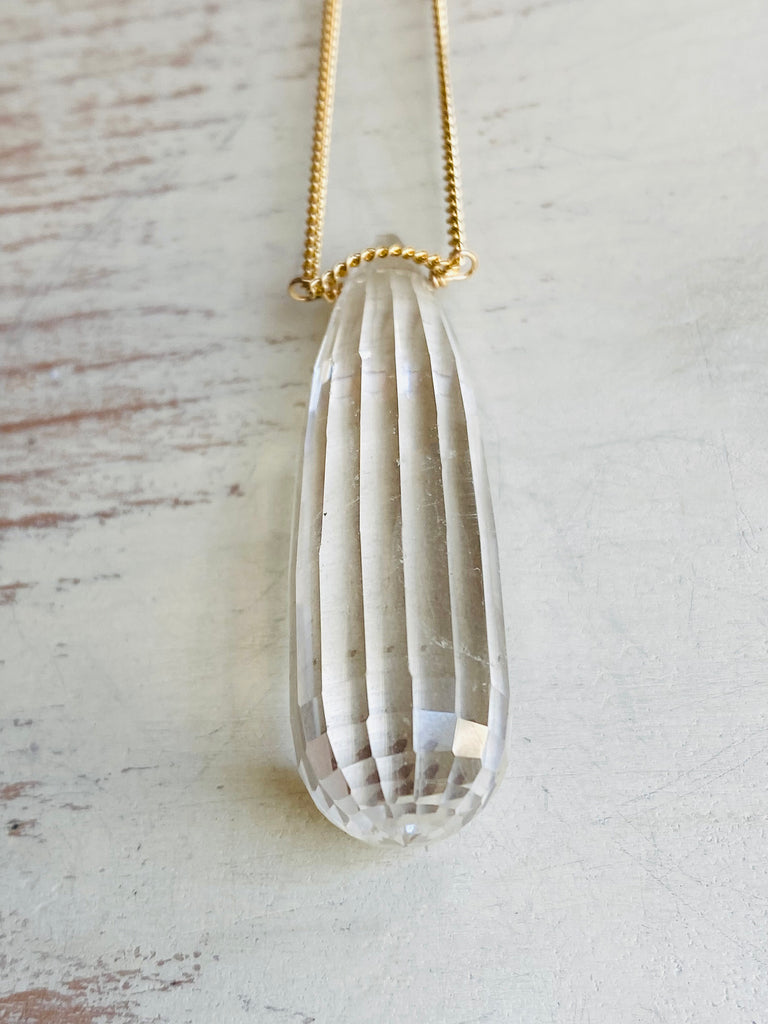 Crystal Quartz Pendant Necklace