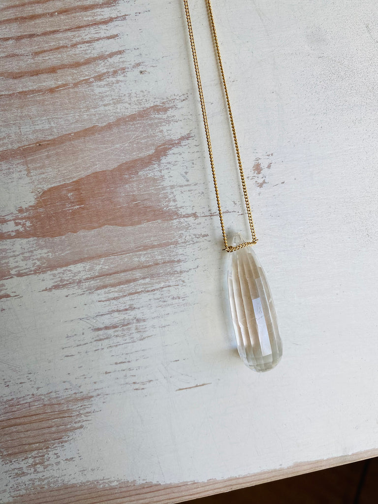 Crystal Quartz Pendant Necklace