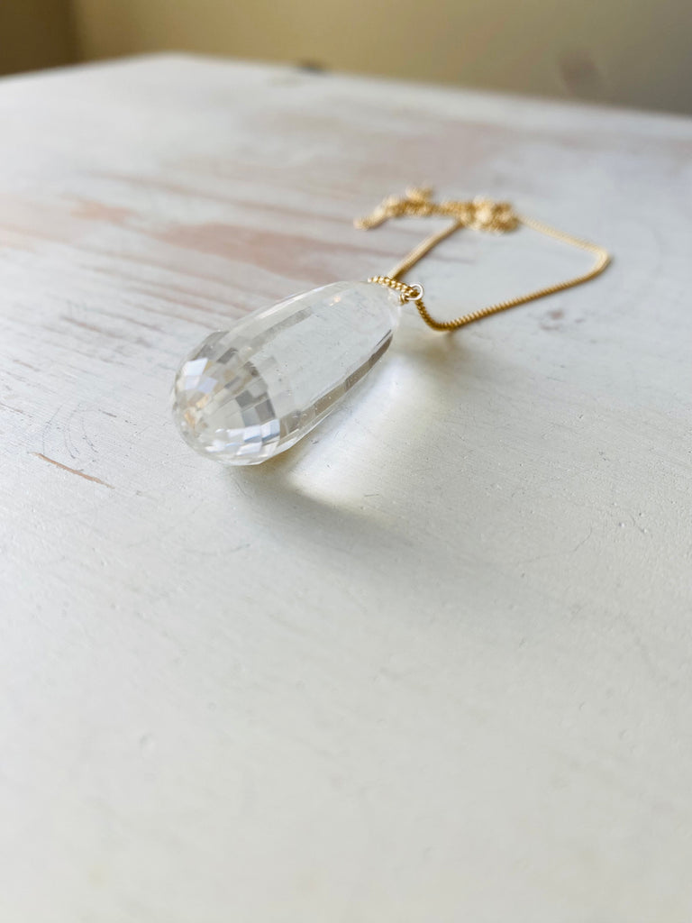 Crystal Quartz Pendant Necklace