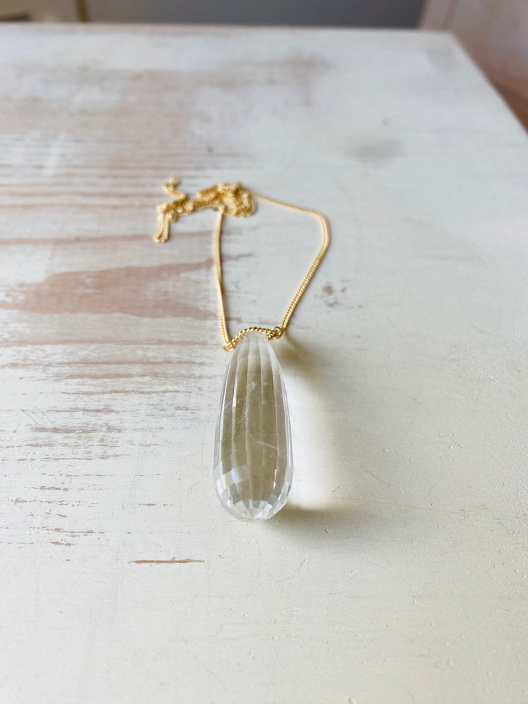 Crystal Quartz Pendant Necklace