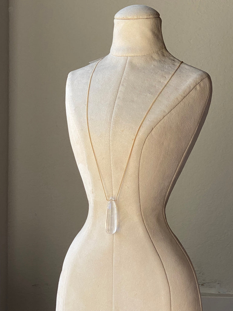 Crystal Quartz Pendant Necklace