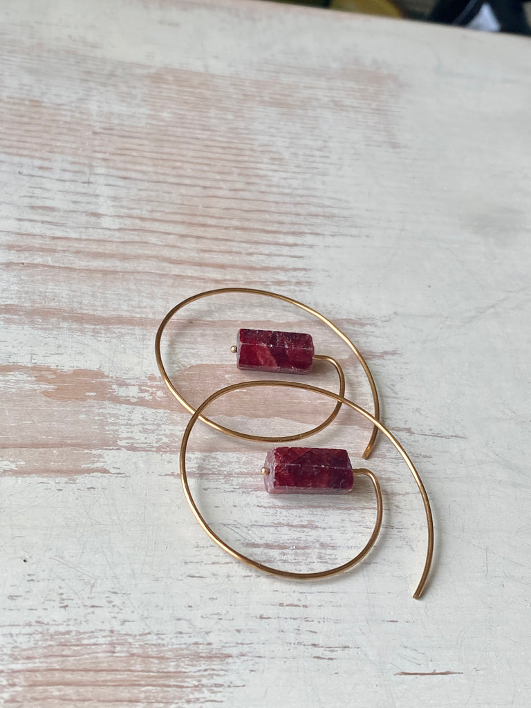 Ruby Wrap Around Hoop