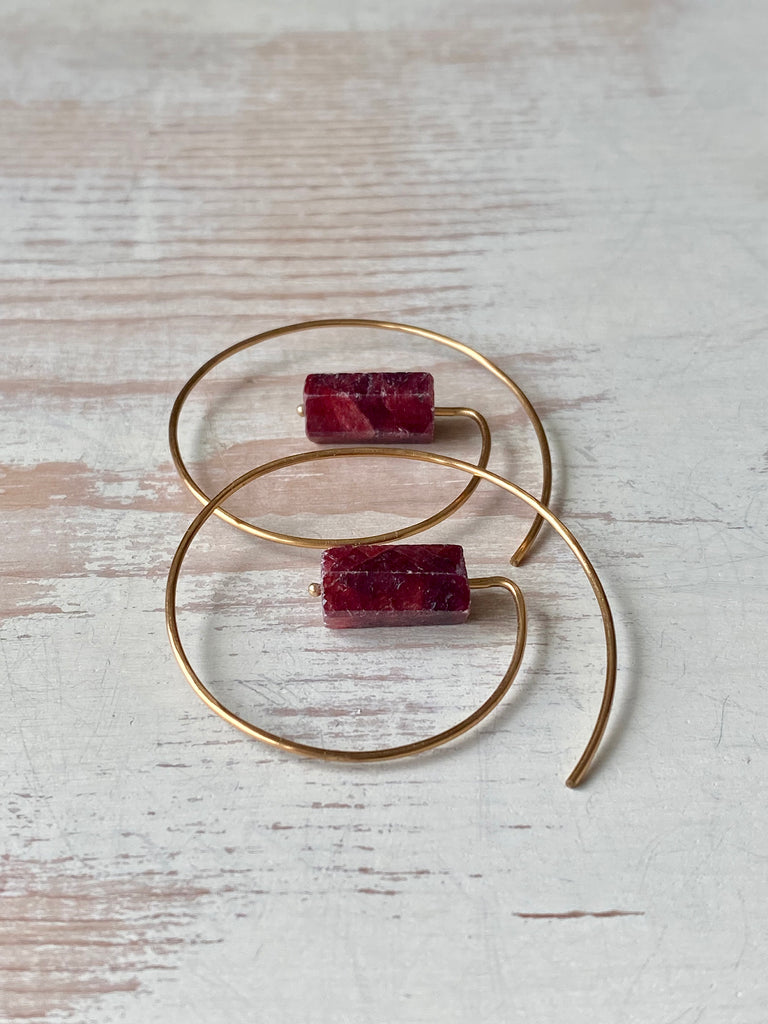 Ruby Wrap Around Hoop