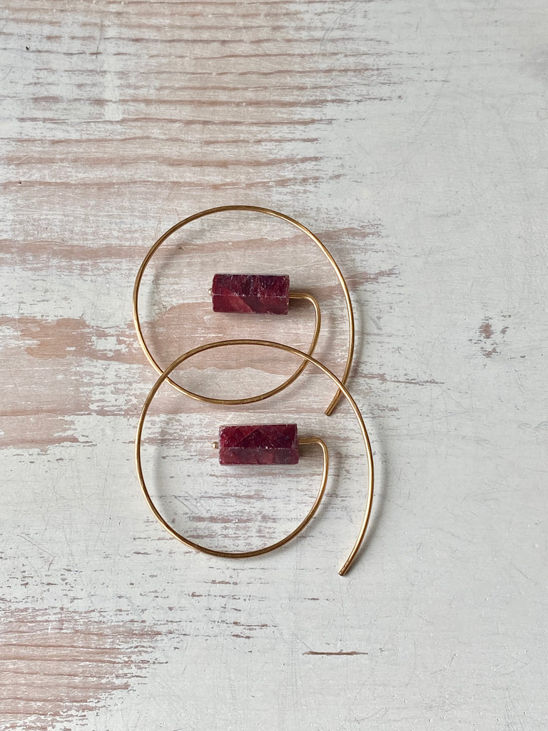 Ruby Wrap Around Hoop