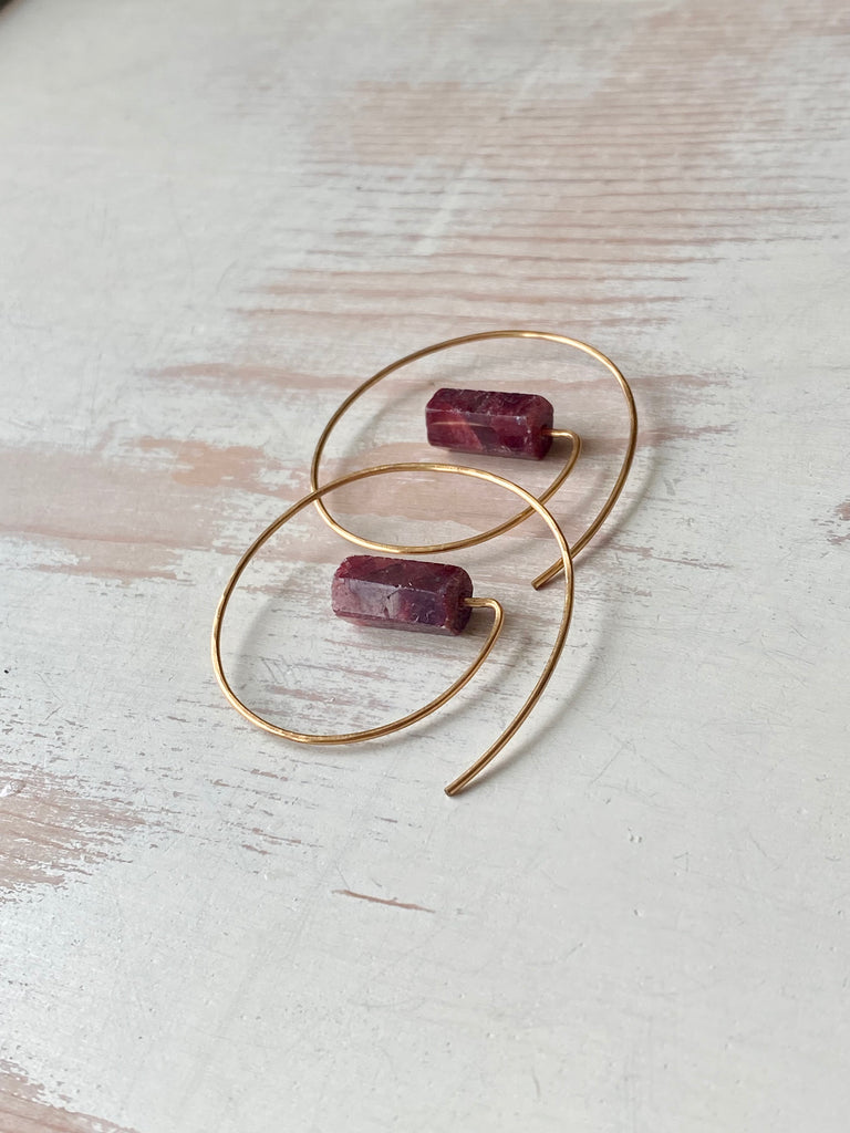 Ruby Wrap Around Hoop