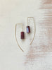 Ruby Bar Earring