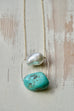 Turquoise Pearl Pendant Necklace