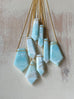 Caribbean Blue Calcite Pendant Necklace