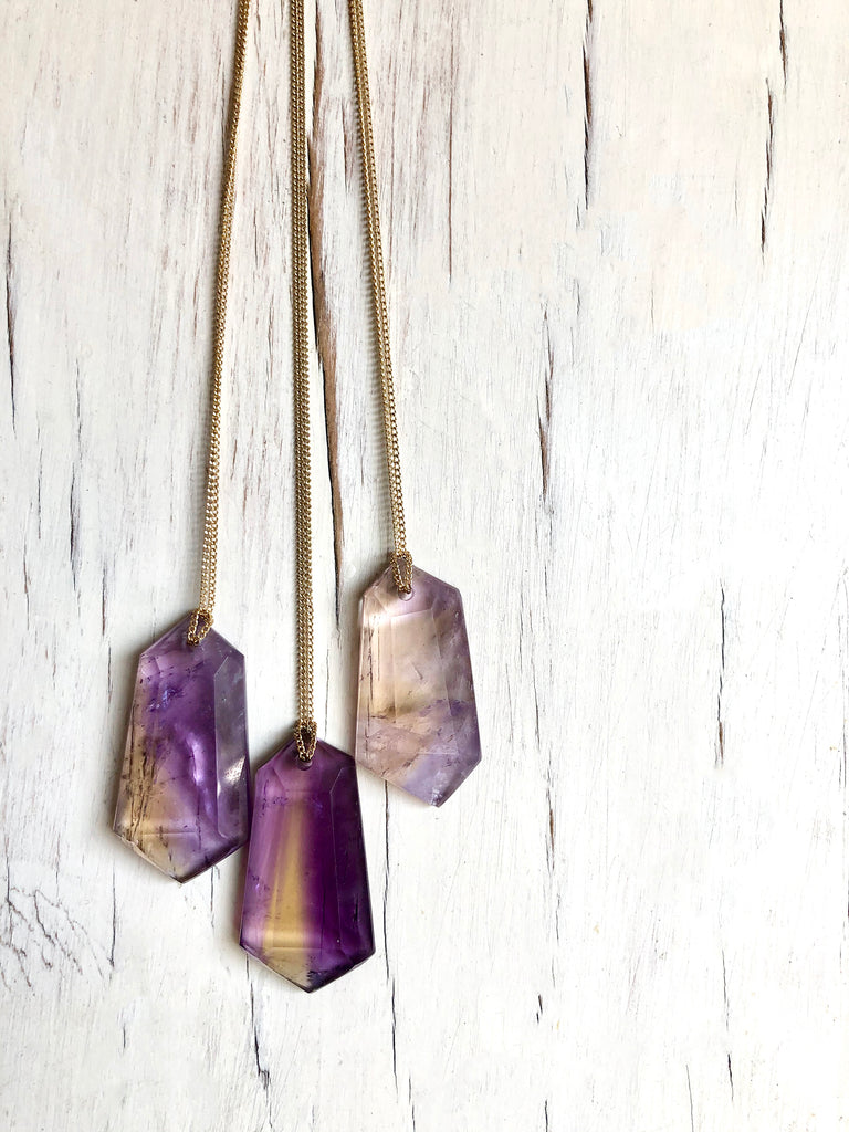 Ametrine Pendant Necklace