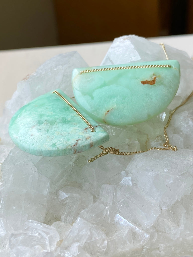 Chrysoprase Statement Necklace