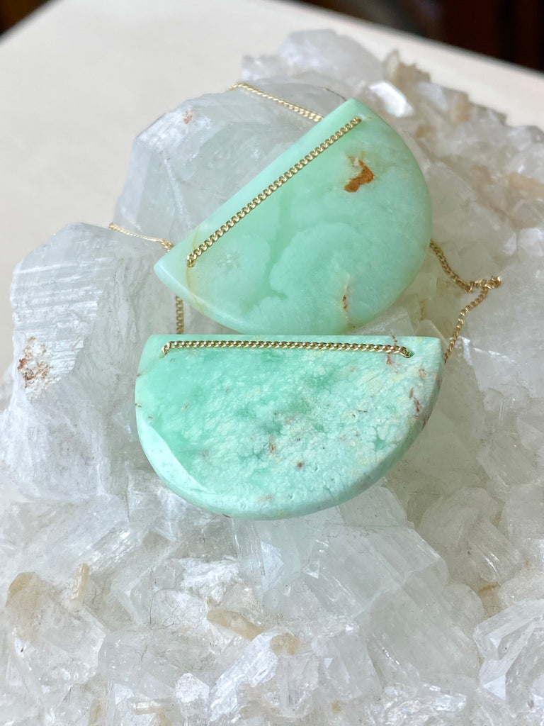 Chrysoprase Statement Necklace