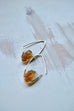 Citrine Raw Arc Hoop