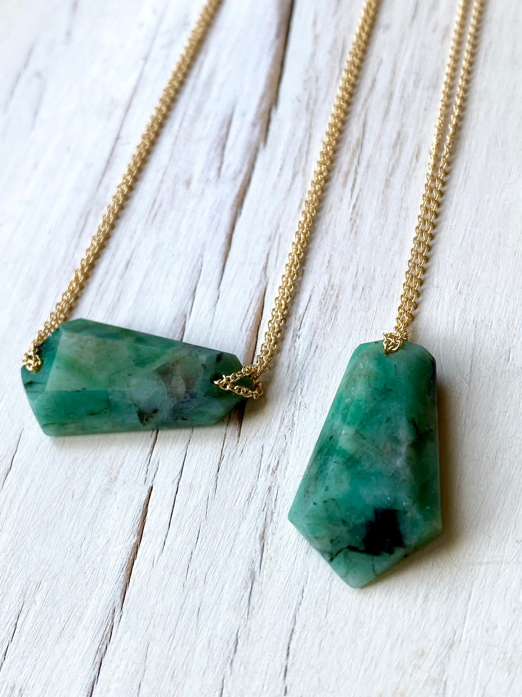 Emerald Pendant Necklace
