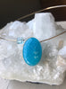 Hemimorphite Aquamarine Pendant Choker