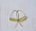 Lemon Quartz Arc Hoop