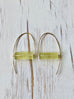 Lemon Quartz Arc Hoop