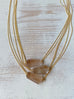 Copper Rutilated Quartz Bar Necklace