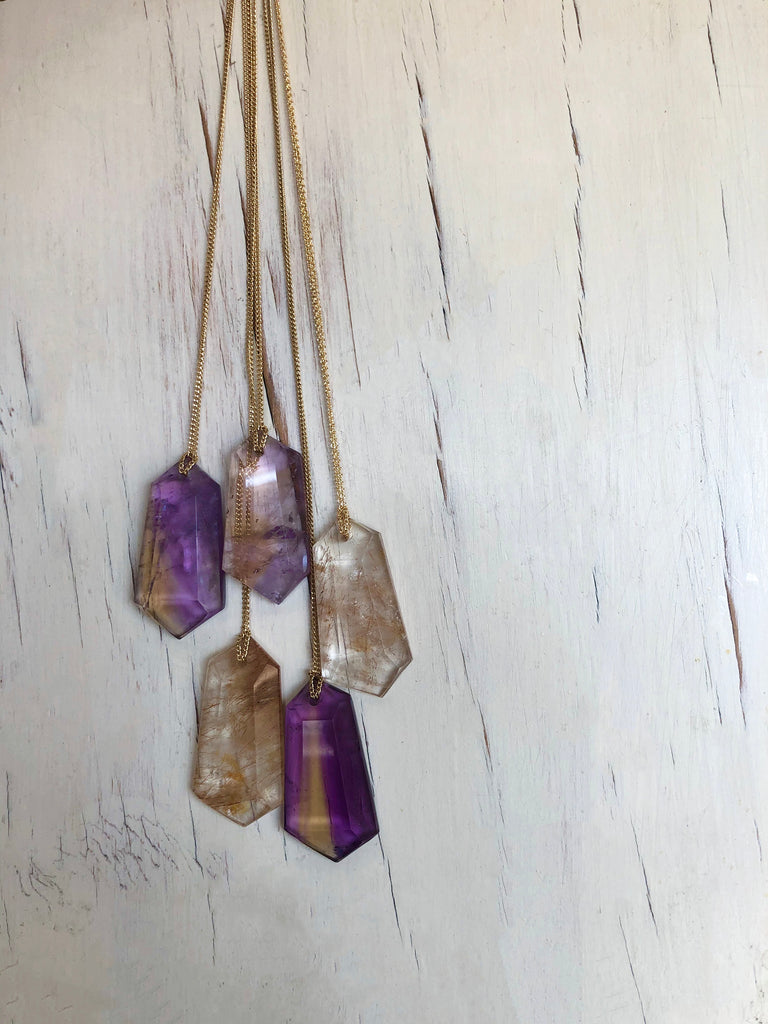 Ametrine Pendant Necklace