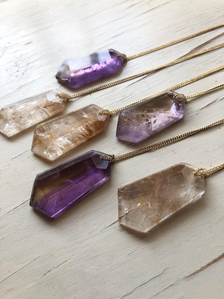 Ametrine Pendant Necklace
