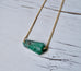 Emerald Pendant Necklace