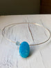 Hemimorphite Aquamarine Pendant Choker