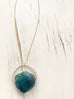Raw Fluorite Pendant Necklace