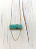 Emerald Bar Necklace
