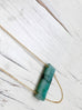 Emerald Bar Necklace