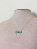 Emerald Bar Necklace