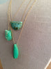 Chrysocolla Half Moon Necklace