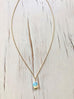 Delicate Welo Opal Necklace