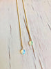 Delicate Welo Opal Necklace