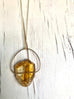 Raw Citrine Pendant Necklace