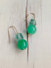 Chrysoprase Gemstone Earrings