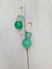 Chrysoprase Gemstone Earrings