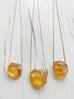 Citrine Raw Slab Necklace
