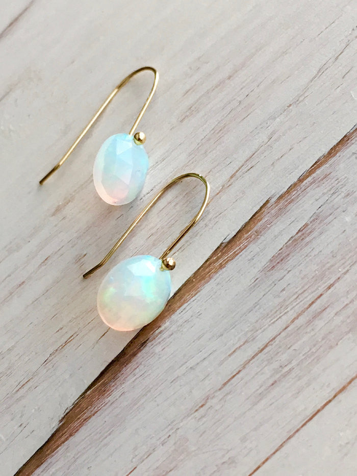 Welo Opal Rose Cut Earrings