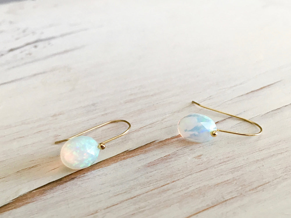 Welo Opal Rose Cut Earrings