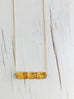 Citrine Bar Necklace