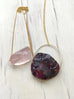 Garnet Raw Pendant Necklace