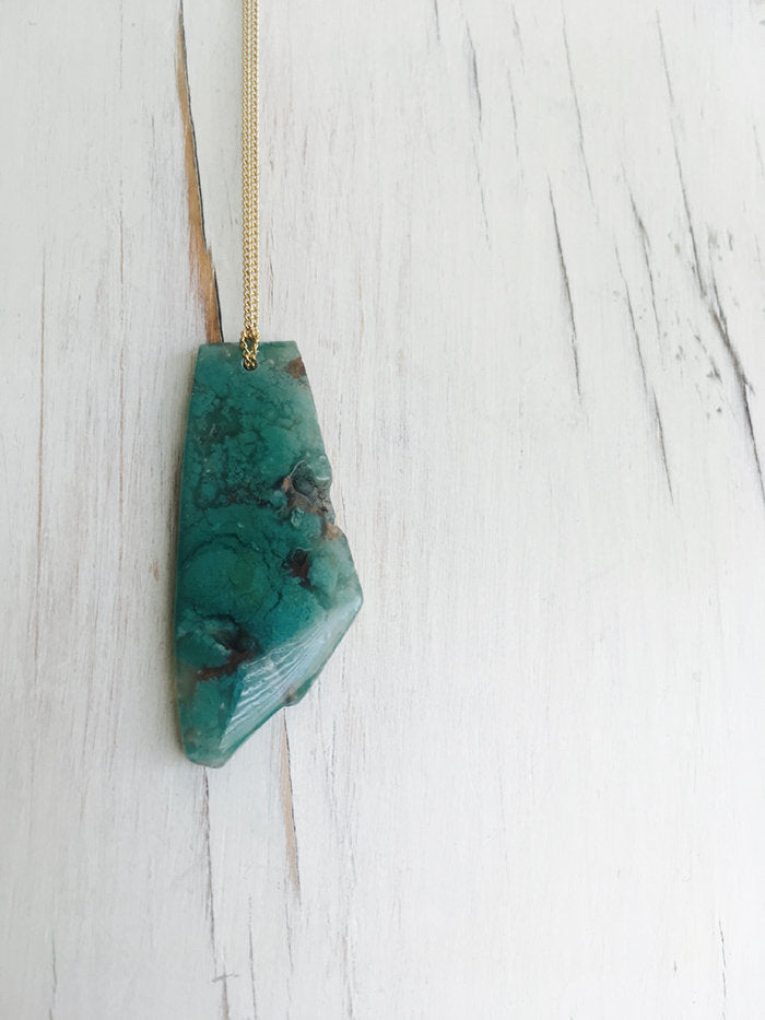 Moss Agate Necklace