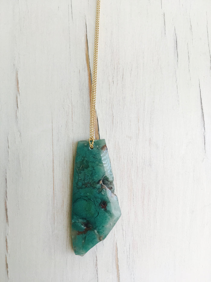 Moss Agate Necklace