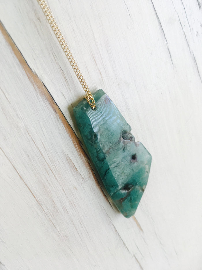 Moss Agate Necklace