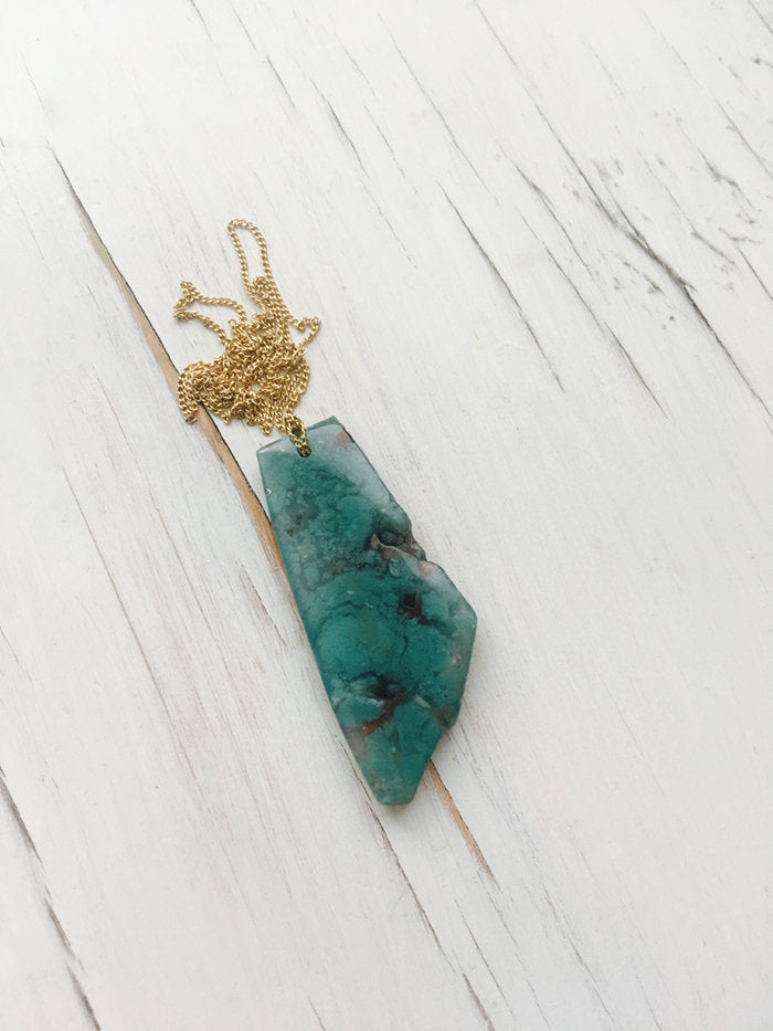 Moss Agate Necklace