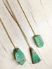Chrysoprase Raw Necklace