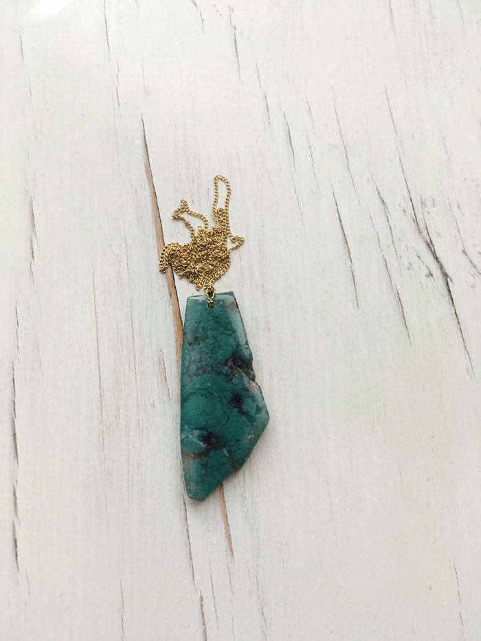 Moss Agate Necklace