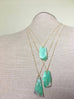 Chrysoprase Raw Necklace